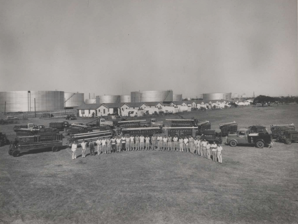Historic photo of RTFC firefighters